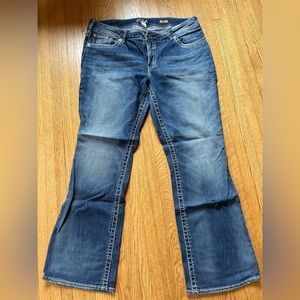 Silver Women’s Jeans - Suki Boot - Size 18 length 32 - worn once, like new.